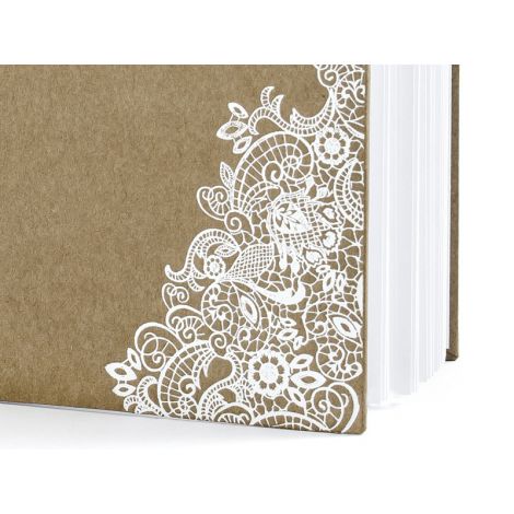 Księga Gości PartyDeco 21x19.7cm/22 Kraft - 2